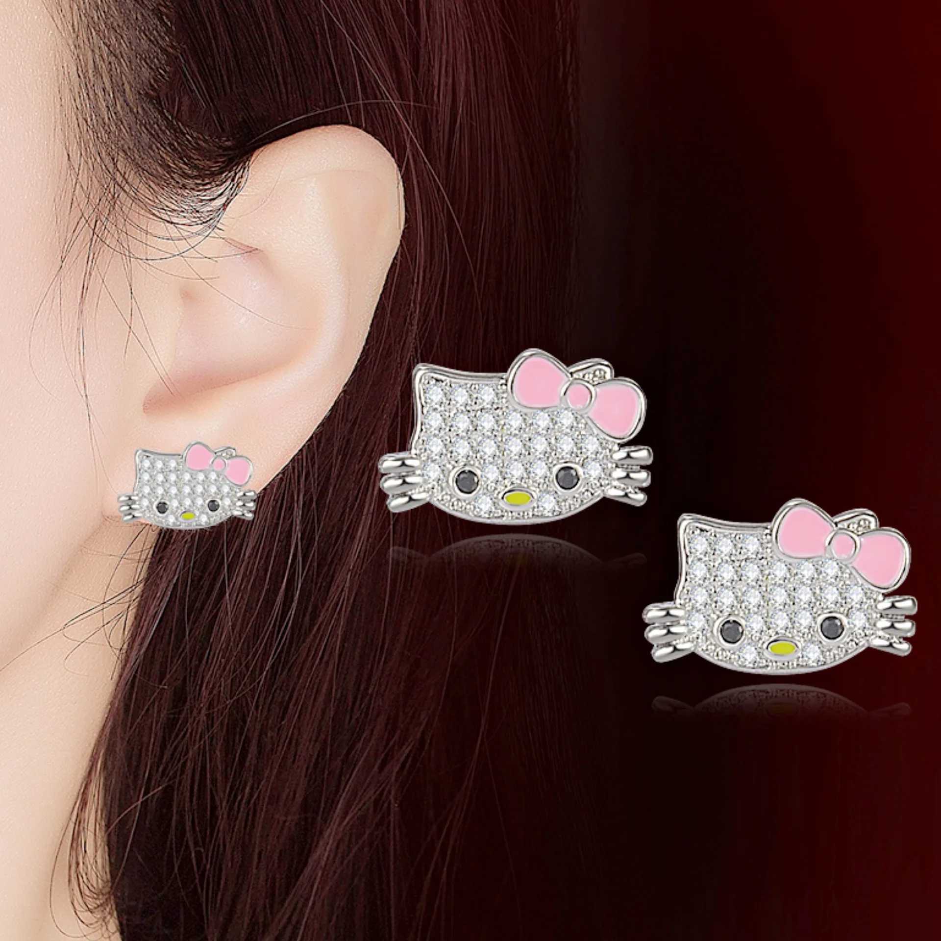 Sanrio Hello Kitty Bracelet Necklace DIY Handmade Gift for Girls Cute Jewelry w250716