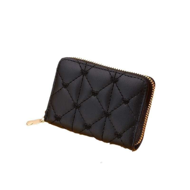 Trendy Accordion Holder for Women New PU Multi-Card Slot Clip Driver's License Card Case Zipper Coin Purse