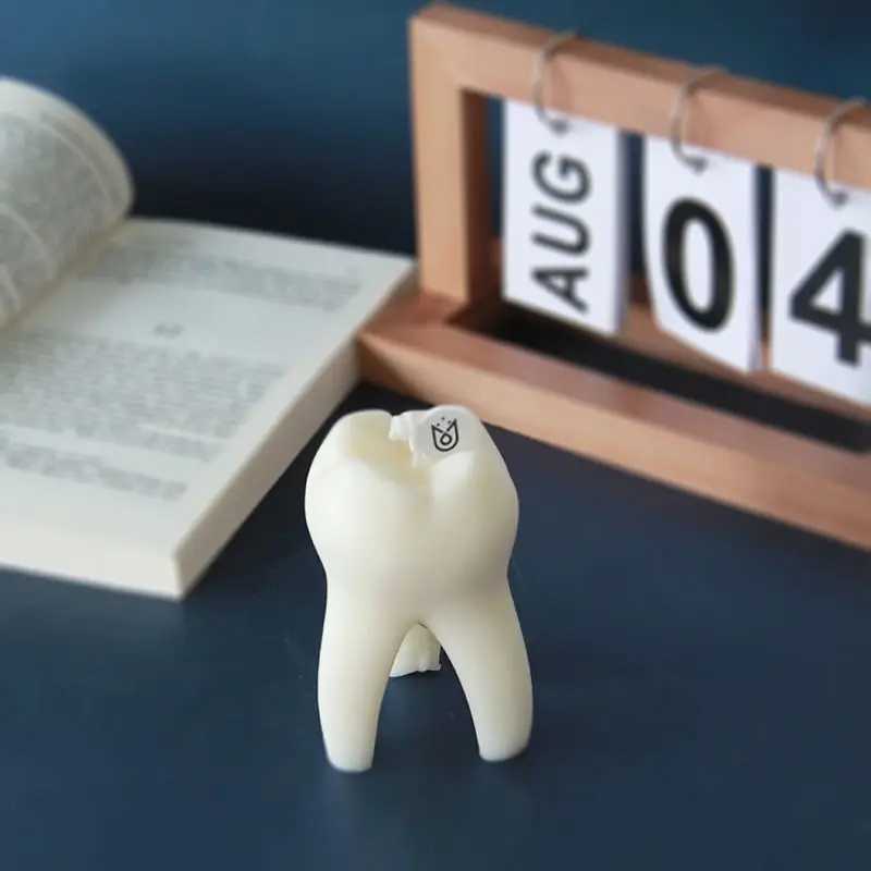 2023 New Creative 4 Aromatherapy Big Teeth Shaped Aromatherapy Candle For Birthday Gift Home Decoration Ornament 1PCS LF202 W250704