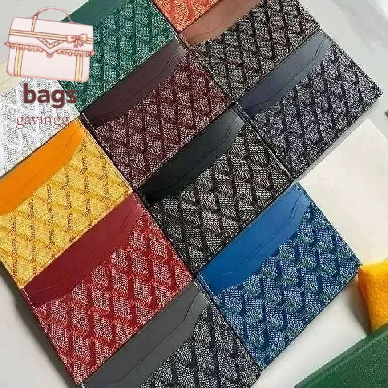Designer Purse Womens Card Holder Mens Wallet Top Quality Graffiti Cardholder Passport Holder Multiple Colors Trendy Leather Bag Daily Carry Wallet 4Dd