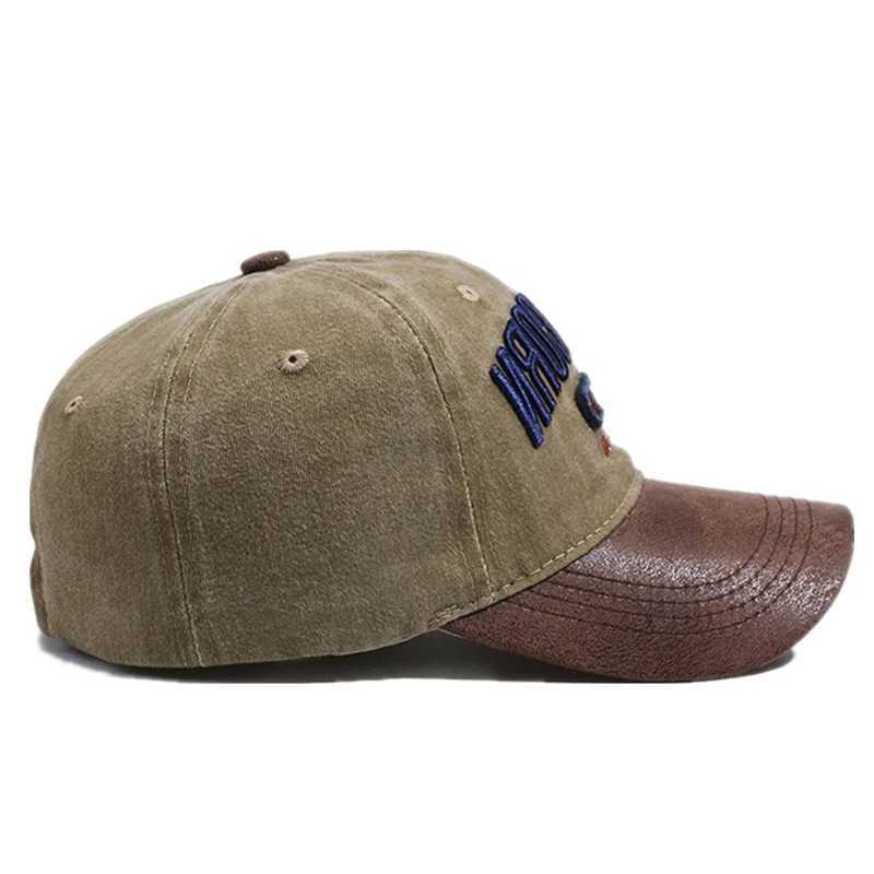 New Unisex Cap Washed Cotton AC-DC letter Embroidery Baseball Cap Outdoor Casual Classics Hats For Wen Men Cap X250704