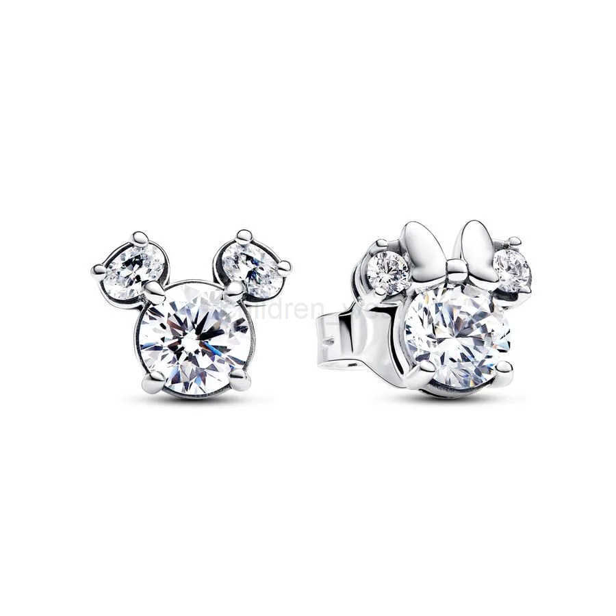 DISNEY 2024 Disney Charm Mickey Mouse And Minnie Mouse Pendant Fits Original Bracelet DIY Charms Women Exquisite Jewelry W20250704