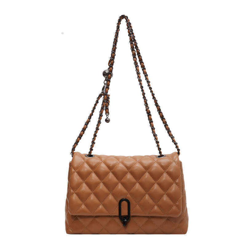 igh-Quality Texture for Women, Autumn/Winter 2025 New Trendy Fashion Quilted Chain Bag, Niche Women's Shoulder and Crossbody Bag