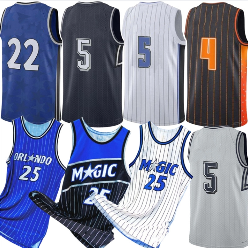 Paolo Banchero Basketball Jerseys Magics ORL Jalen Suggs Franz Wagner Desmond Bane Wendell Carter Tristan da Silva Jonathan Isaac Tyus Jones Men City Custom Jersey