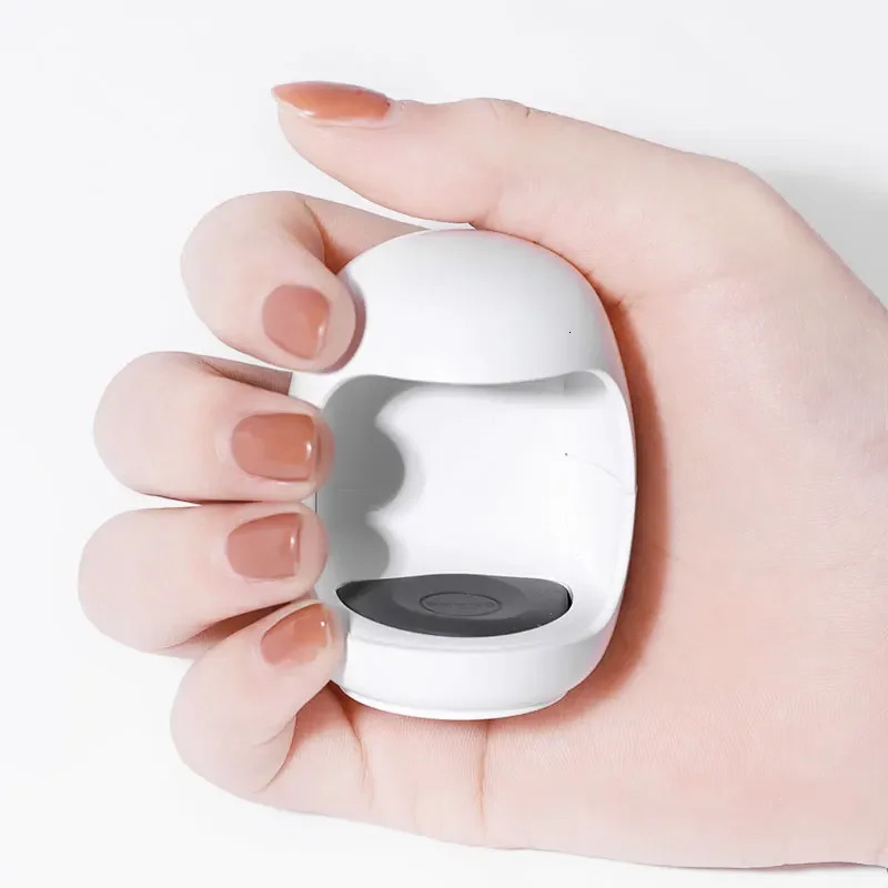 USB interface Q Shape Potherapy Nail Lamp Nail Polish Gel Curing Mini LED UV Lamp Travel Home Nail Art Timing Nail Dryer 250627