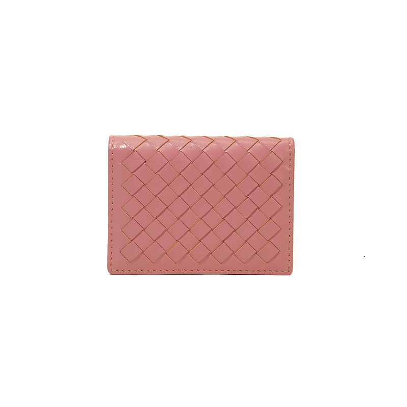 Free Shipping Designer Bag 2025 New Card Holder Women Business Card Case Men Small Exquisite High-end Card Sleeve Portable Business Woven Card Holder 