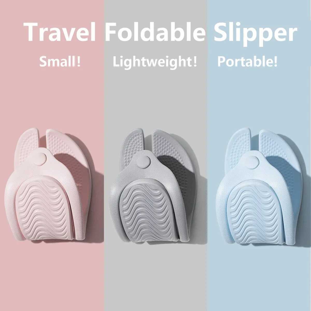 Summer Women Flip Flops Beach Flat Home Slippers Fashion Comfortable Foldable Indoor Outdoor Slides W250704