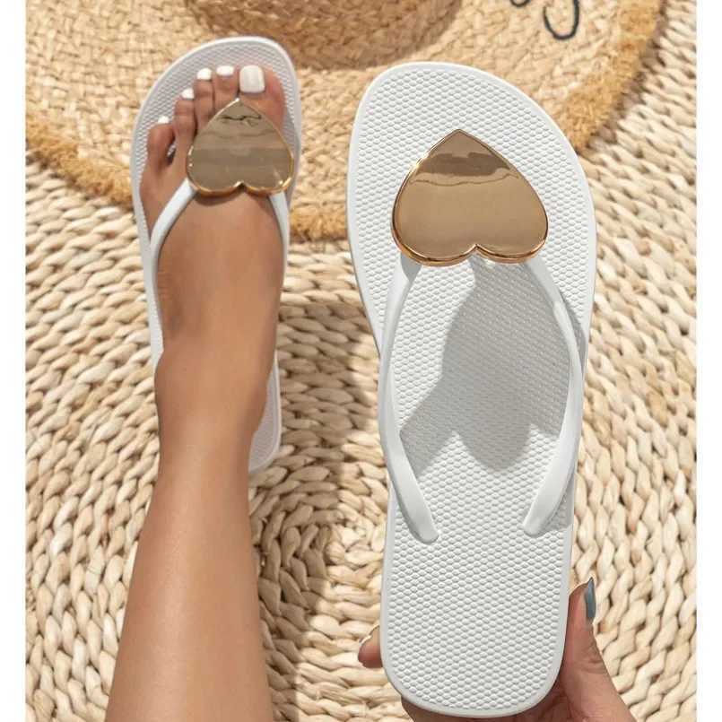 House Slipper Women Heart Love Cloud Sandals Summer Flip Flops Beach Slides Casual Home Shoes Platform Bathroom Flat Female W250704