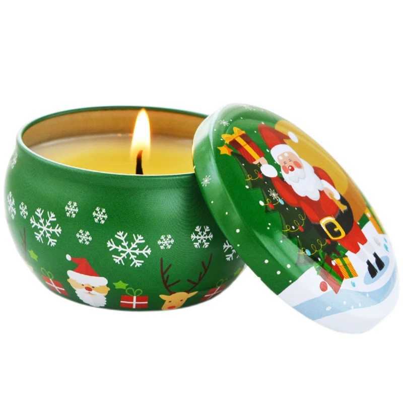 2025 New Christmas Atmosphere Aromatherapy Candle for Stress Relief Relaxation Bath Yoga Freshen the Air in the Room Smokeless W250704