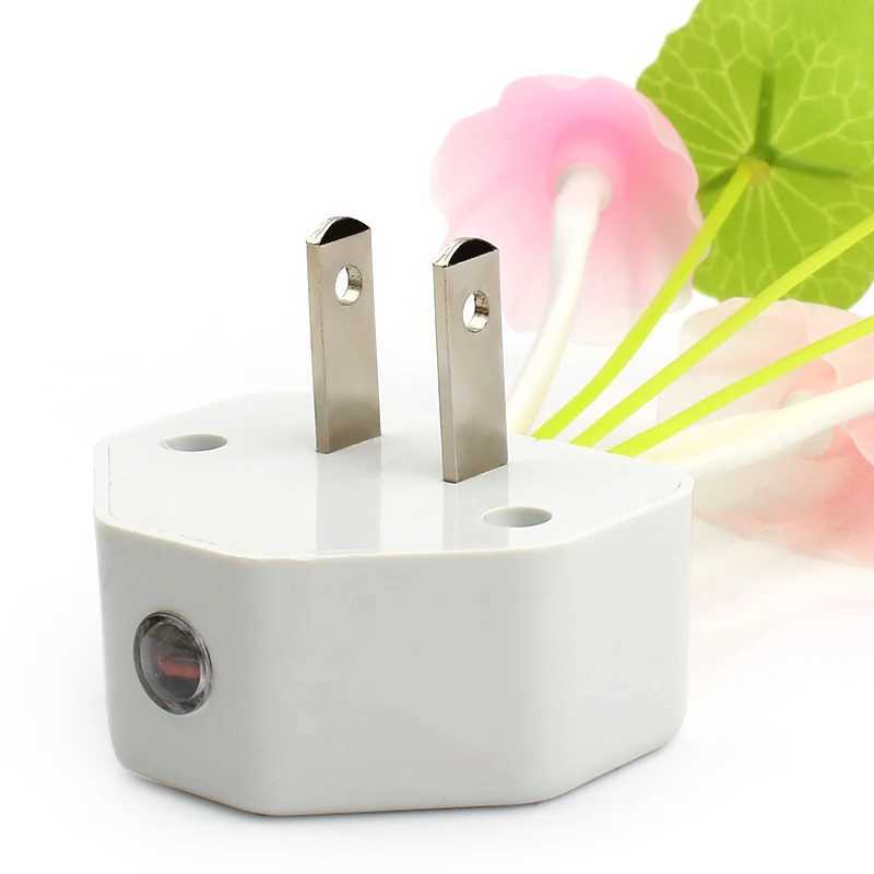 3 LED Wall Light-control Sensor Night Lights Induction Dream Fung Mushroom Lamps Home Bedroom Decorative 110V/220V EU US PlugXJ250703