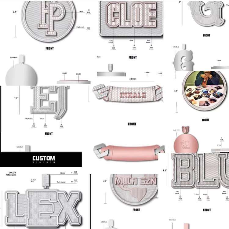 High-end Bling Hip Hop Necklace Bracelet Silver Iced Out Vvs1 Moissanite Cuban Link Chain