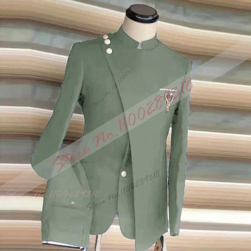 2024 Latest Coat Pant Design Navy Costume Homme Mariage Formal Fashion Slim Fit Suits For Men Groom Wedding Suit Tuxedo 2PCS X250704