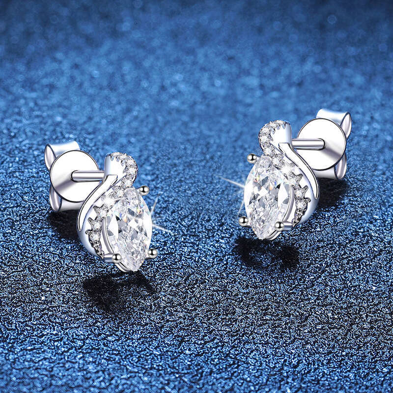 S925 Pure S925ier Angel Eye D Color 1 caratS925 MoiS925S925anite EarringS925 for Women 99d