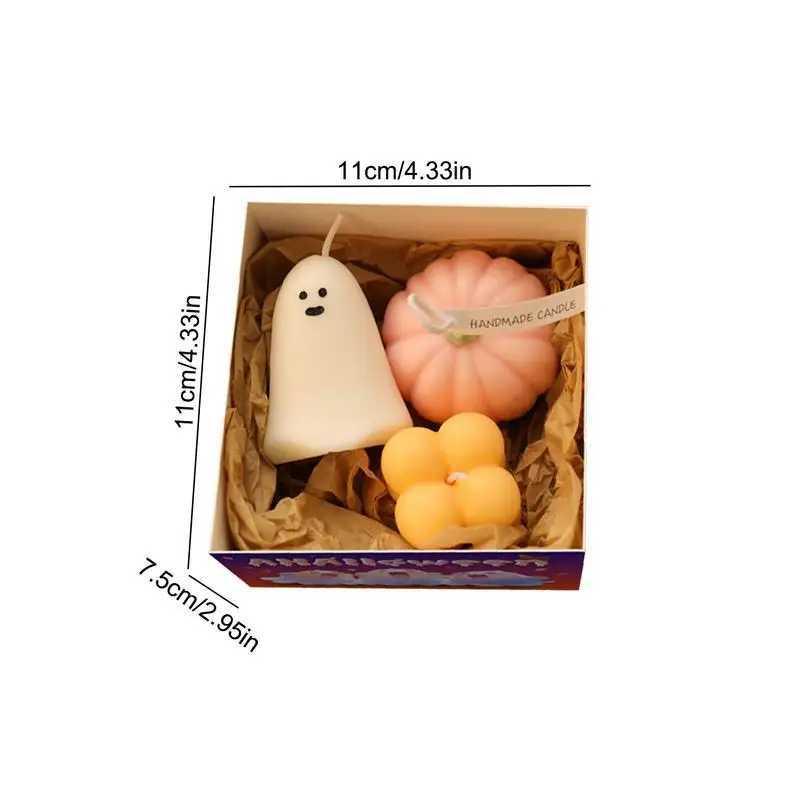 Halloween Aromatherapy Candles Halloween Party Decoration Candle Cartoon Shape Scented Candles Women Aromatherapy Kitchen Table W250704
