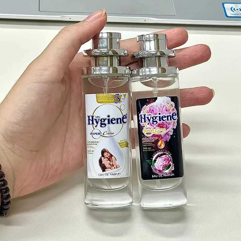 35ml Thai Brand Perfume Bodyspray Laundry Fragrance Peony Bloom Almond Milk Scent Lasting Eau De Toilette Fabric Freshener Perfume XJ250704
