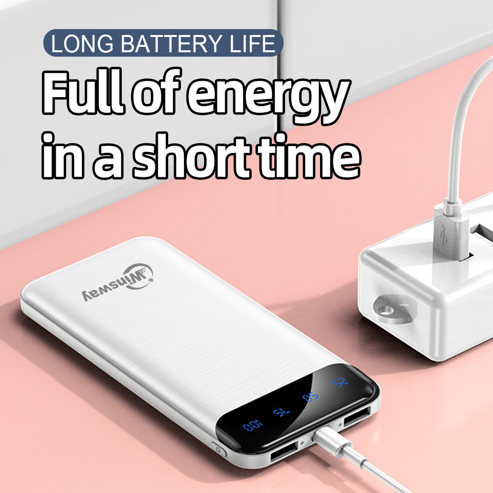 Winsway Power Bank 10000/20000mAh with Fast Charging Portable Battery Charger For iPhone 16 15 14 13 Pro Max