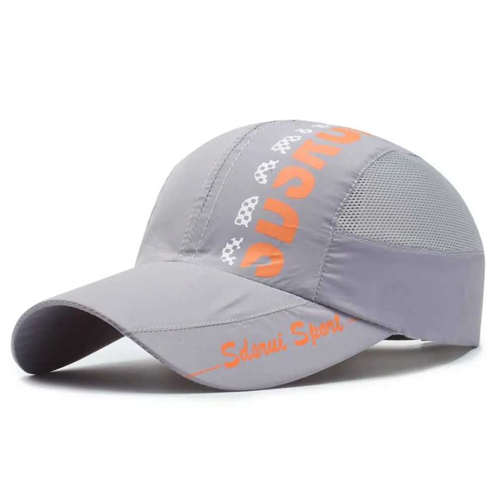 Breathable Quick Drying Quick Drying Hat tra Thin Letter Sunshade Baseball Hat Sun Hat Peaked Cap Mesh Baseball Cap Summer X250704