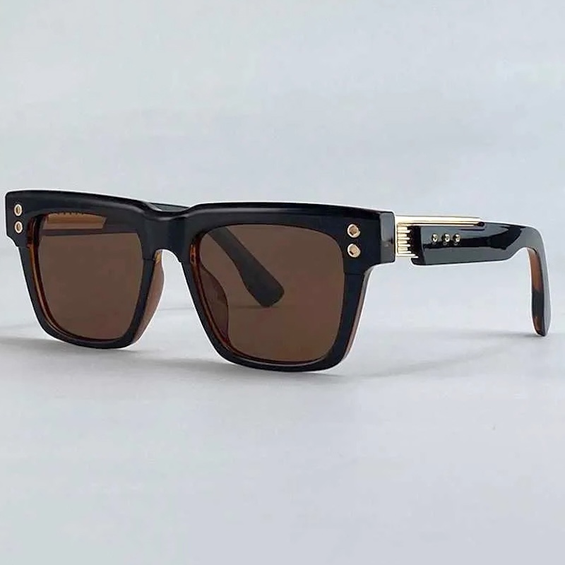 CB Oversized Classic Square Sunglasses Men Luxury Brand Design Vintage Trendy Rero Sun Glasses For Male Driving Eyewear UV400