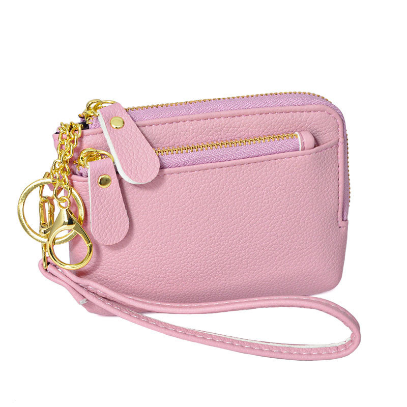 Free Shipping Designer Bag Cross-border New Handheld Small Wallet Multi-card Slot Keychain Coin Purse Large Capacity Coin Wallet For Women With High-e