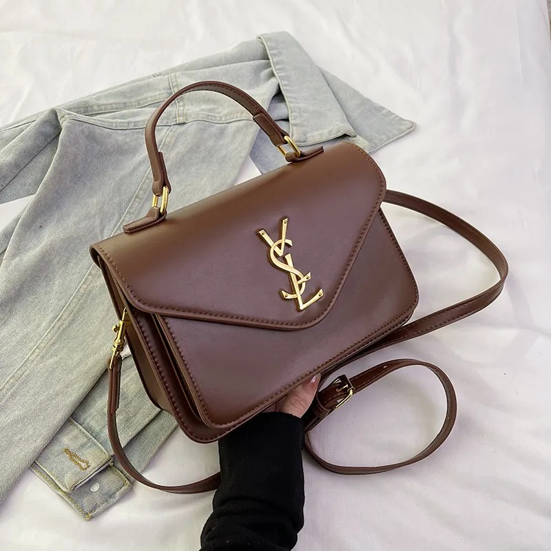Designer Bag Shoulder Bag Luxury Bag Purse Crossbody Bag Simple Fashion Trend Women's Handbag High Quality Leather Small Square Bag Black Large C