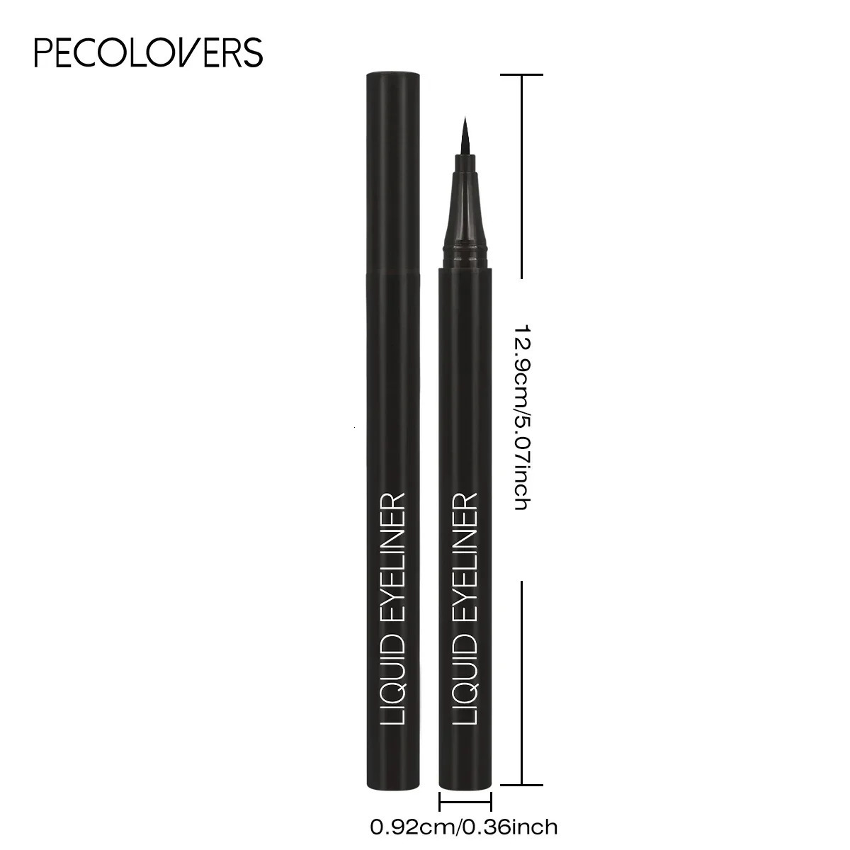 5pc Deep Black Liquid Eyeliner Pen Smooth Long-Lasting Waterproof EyelinerNatural Look Ideal ValentineS Christmas Gift 250704