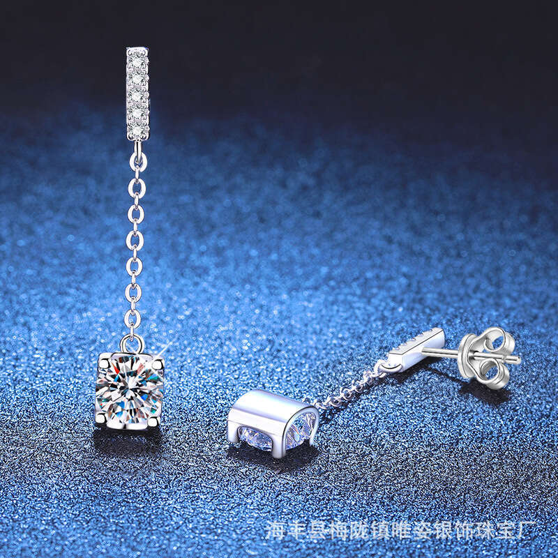 S925terling S925ier ClaS925S925ic Bull Head TaS925S925el EarringS925 JapaneS925e and Korean MinimaliS925t Ear Line 1 caratS925 MoiS925S925anite 293