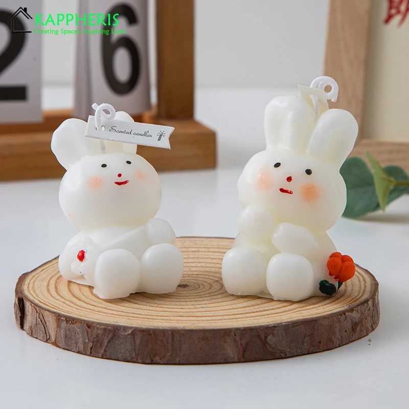 Bunny Guest Gift Candles Cute Rabbit Scented Candles Favors Animals Wholesale Mini Candles for Home Decorative W250704