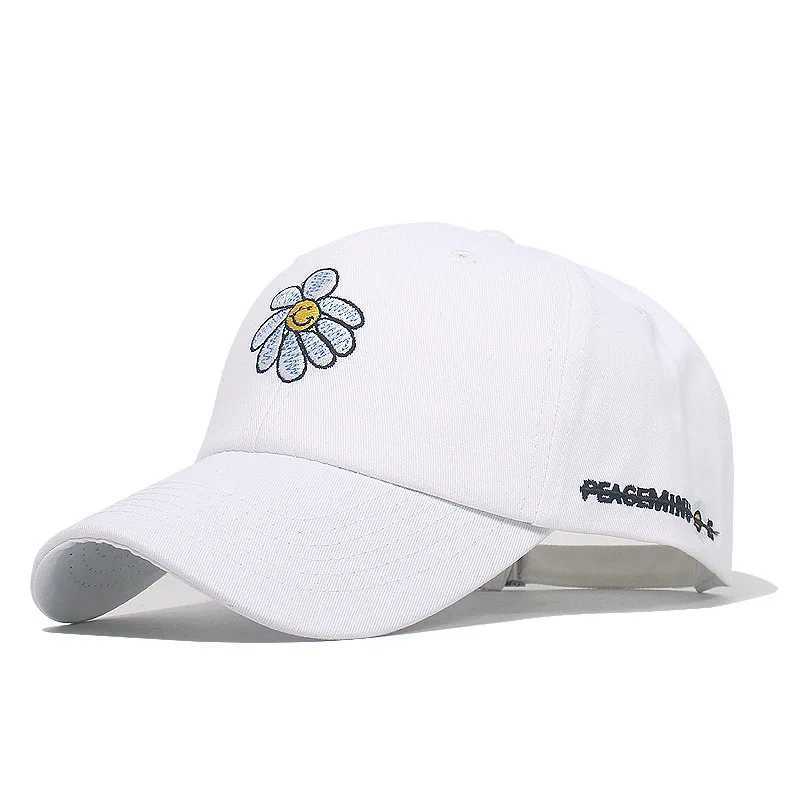 Fashion Baseball Cap for Wen Mens little Daisy Embroidery Hat Cotton Soft Top Caps Casual Snapback Hats Quan Zhilong GD same X250704