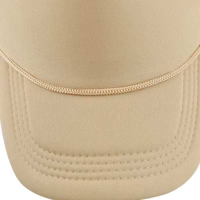 New Trucker Caps Men Wen Plain Blank Foam Mesh Baseball Cap With Rope Summer Breathable Outdoor Sport Sun Visor Hats X250704