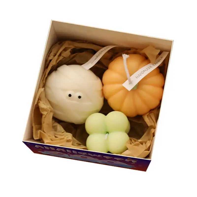Halloween Aromatherapy Candles Halloween Party Decoration Candle Cartoon Shape Scented Candles Women Aromatherapy Kitchen Table W250704