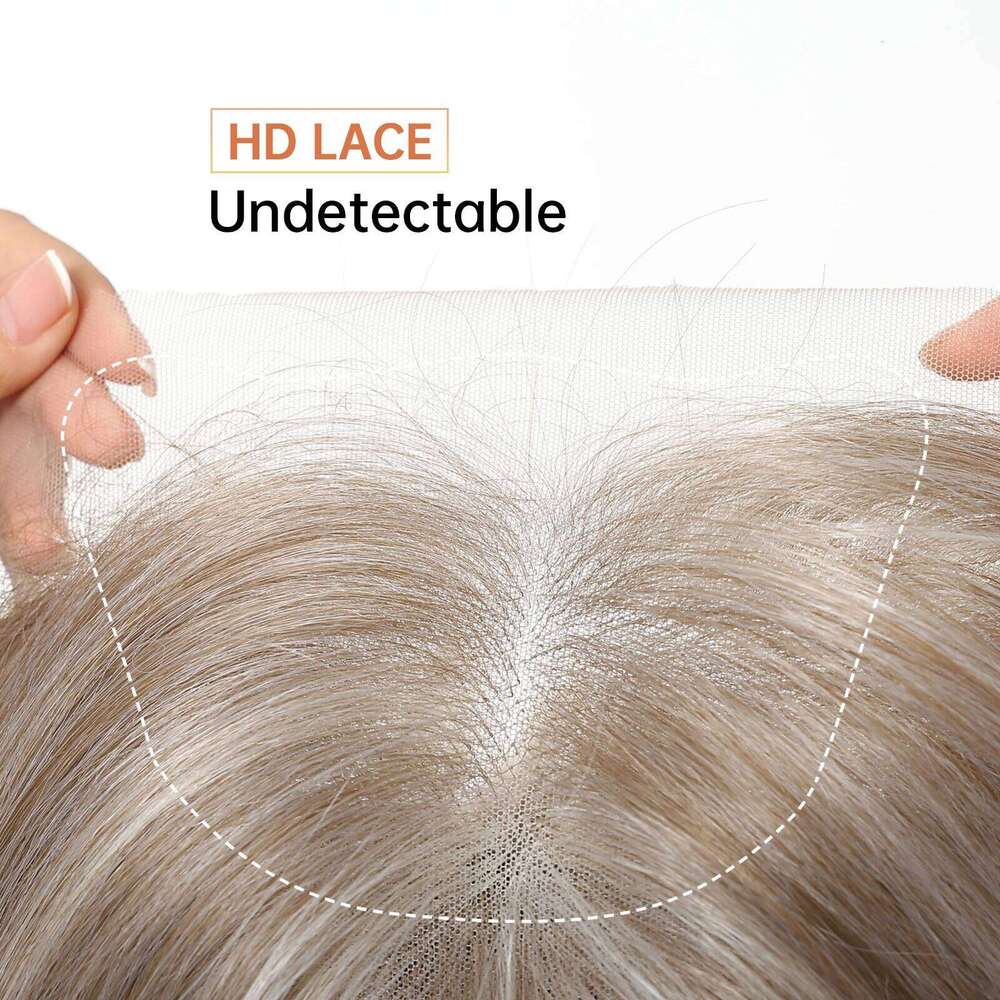 13*6 HD Lace Front Blonde Mixed Brown Synthetic Wigs For Women Daily Party Short Straight Natural Fake Hair Heat Resistant