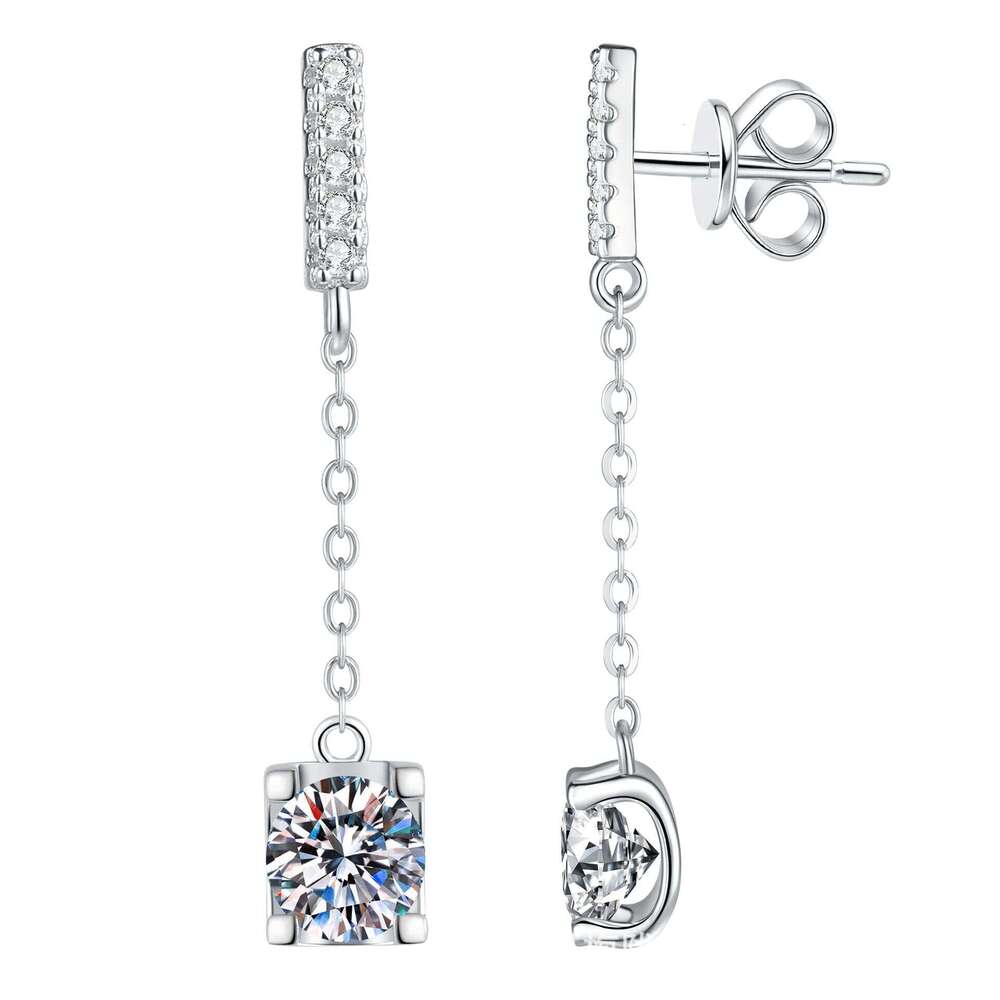 S925terling S925ier ClaS925S925ic Bull Head TaS925S925el EarringS925 JapaneS925e and Korean MinimaliS925t Ear Line 1 caratS925 MoiS925S925anite 293