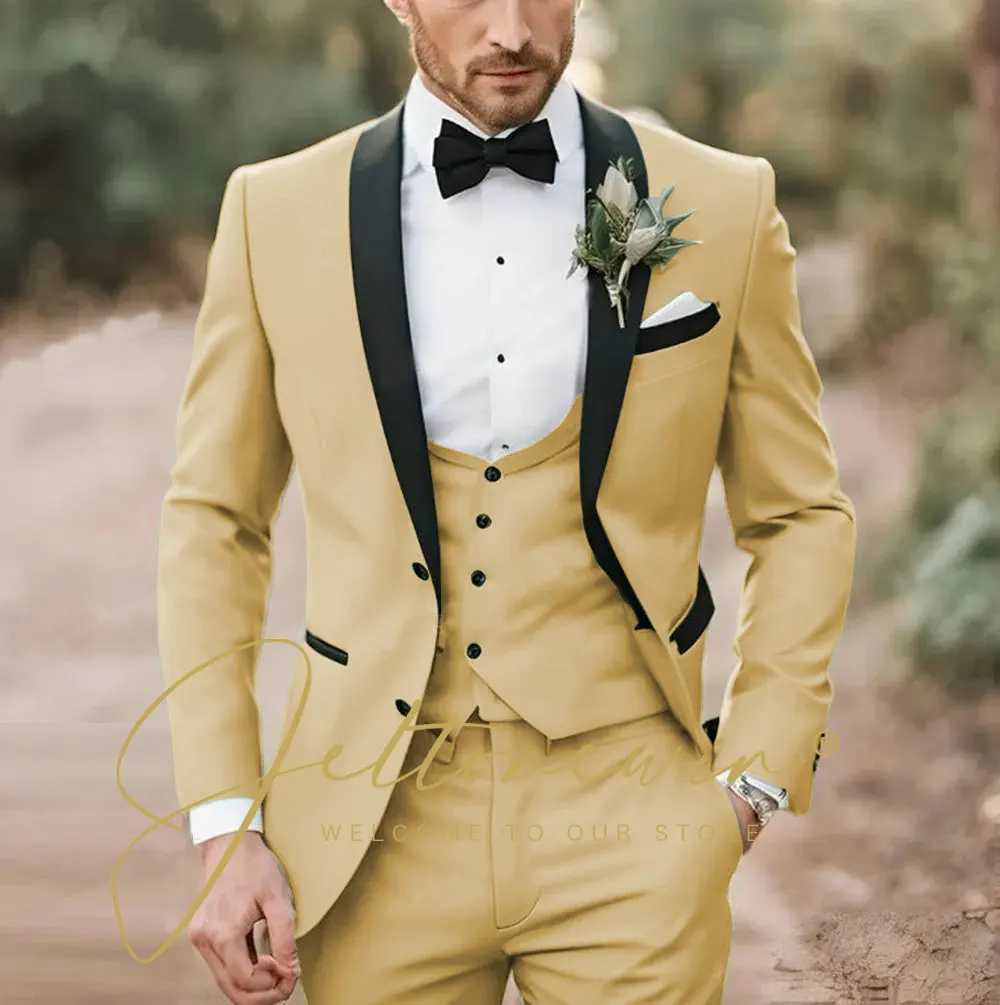 Elegant Light Green Formal Wedding Men Suit Groom Tuxedo Prom Slim Fit Blazer Hombre High Quality Custom 3 Piece Costume Homme X250704