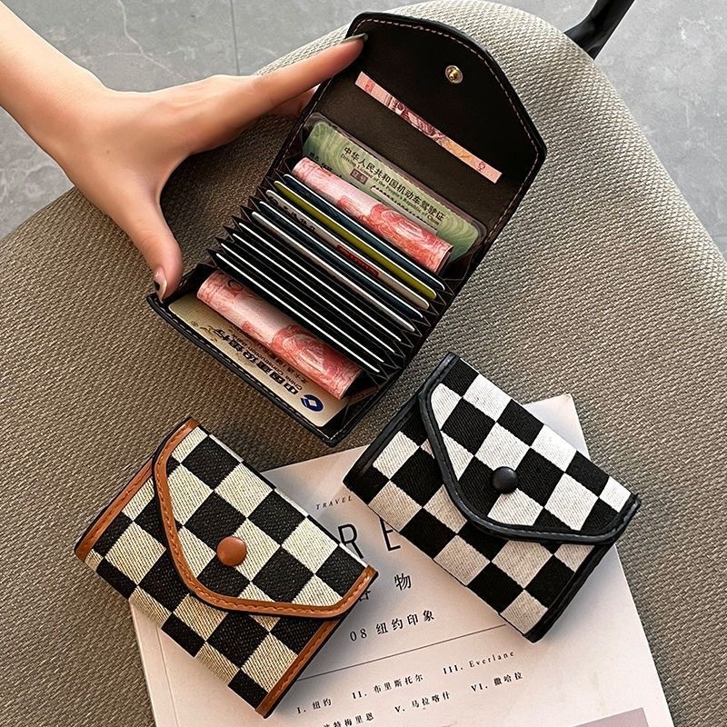 Free Shipping Designer Bag Manufacturer New Ins Style Multi-card Slot Card Holder For Women Compact And Exquisite High-end Ultra-thin Niche Wallet