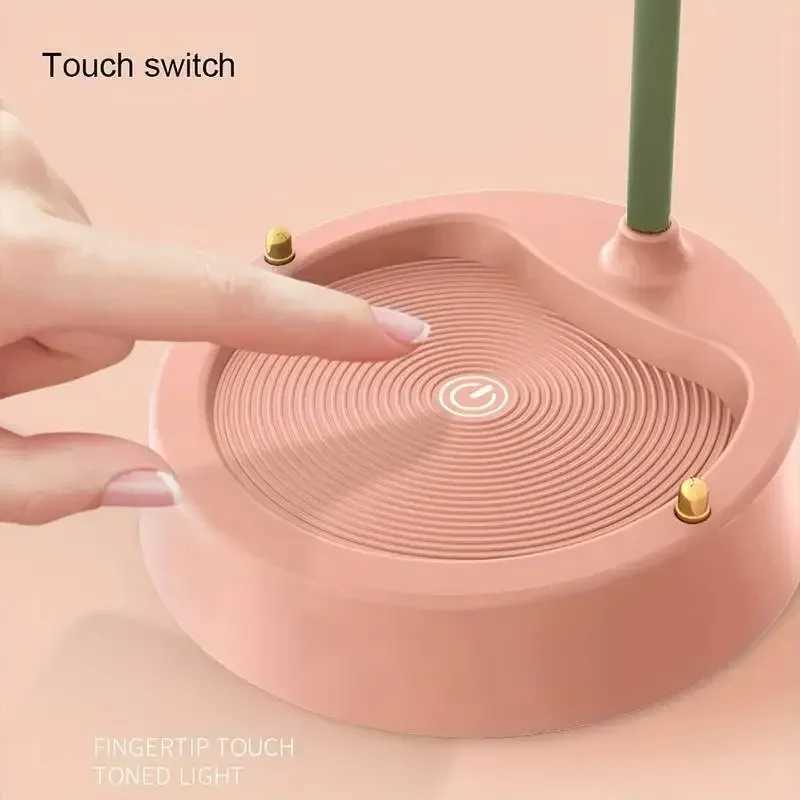 LED Table Lamp RechargeableTouch 3-speed Dimming USB Reading Eye Care Design Stand Bedside Lamps Decorative Night Lamp GiftsXJ250703