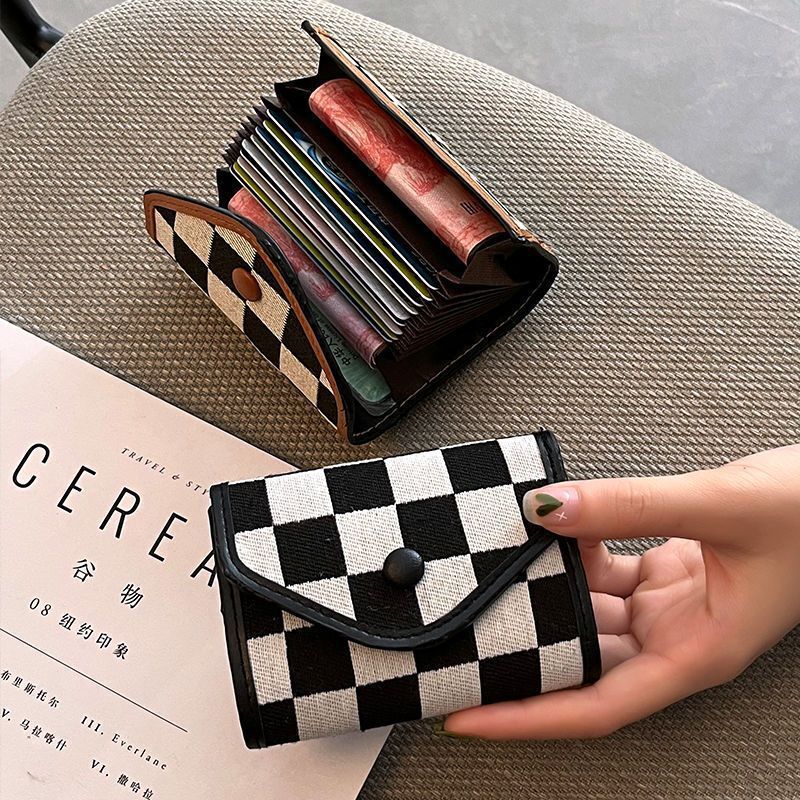Free Shipping Designer Bag Manufacturer New Ins Style Multi-card Slot Card Holder For Women Compact And Exquisite High-end Ultra-thin Niche Wallet