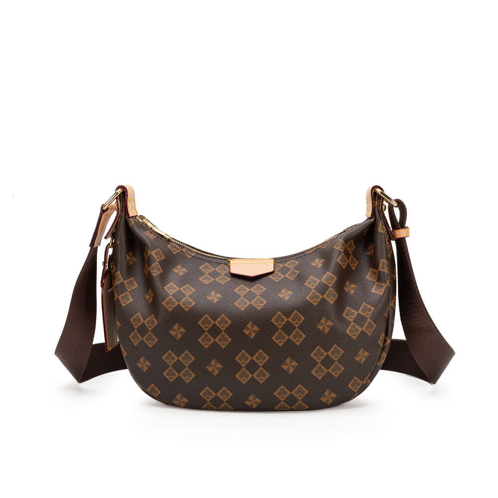 Lanjia Lacel Urwebin New Bags Wide Strap High Quality Plaid Print Single Shoulder Underarm Dumpling Casual Versatile Large Capacity Crossbody Bag C