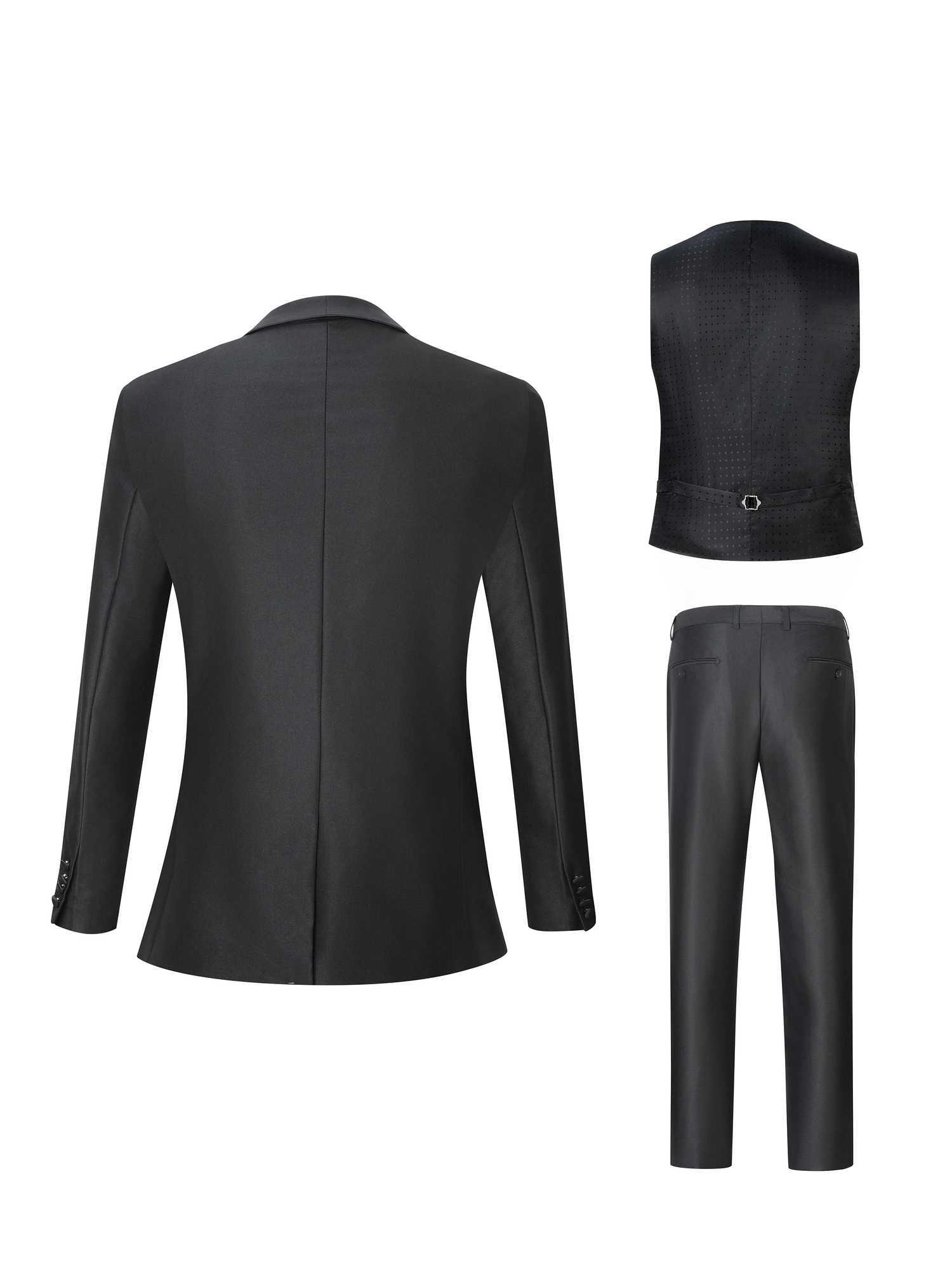 New Luxury Party Stage Mens Suit Costume Clothing Groomsmen Regular Fit Tuxedo 3 Piece Set Jacket+Trousers+Vest Blazers Pants X250704
