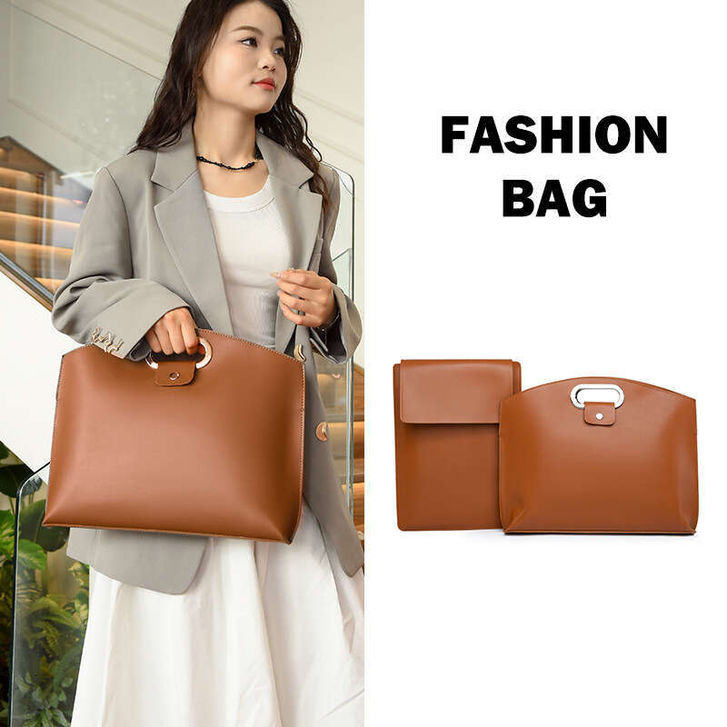Minimalist High-End Women 2025 New Fashion Large Capacity Clutch for Work Commute Laptop Bag