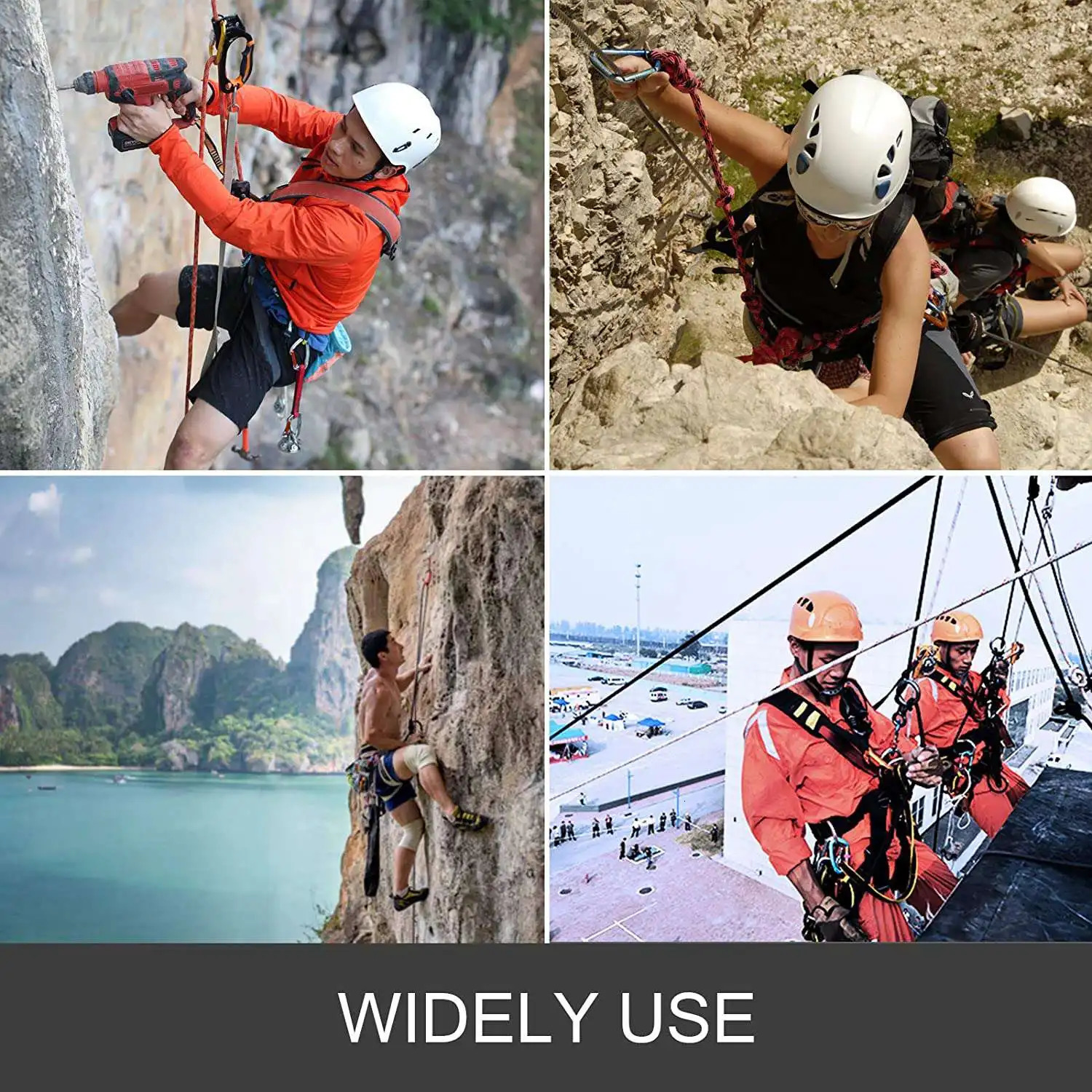 Steel Wire Core Flip Line Kit Adjustable Climbing Positioning Rope for Arborists Climbers Tree Climbers Outdoors 250729