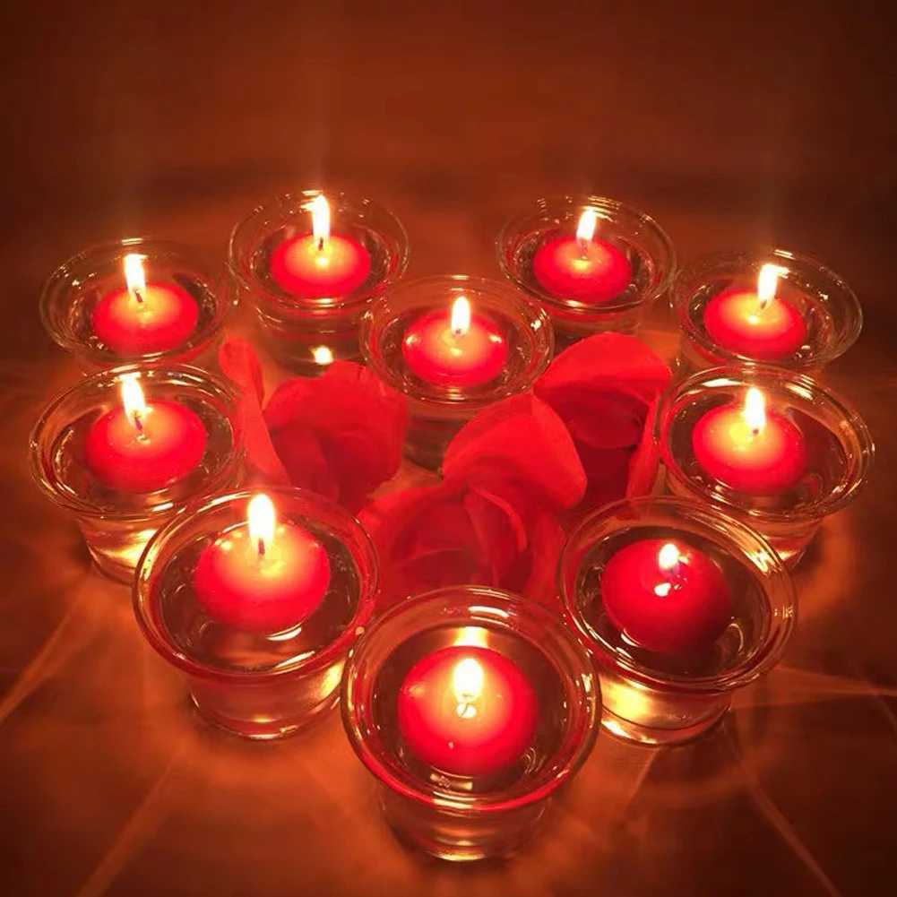 1 Pcs Wedding Floating Candles Mini Smokeless Candles Romantic Party Decoration For Events New Year Christmas Tealight Candles W250704