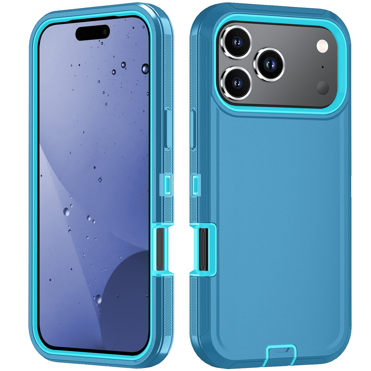 Heavy Duty Armor Full Body Shockproof Hybrid Rugged Case For iPhone 17 Air 16e 16 15 14 13 12 11 Pro XS MAX 8 7 Plus Samsung S25 Edge S24 FE S23 Ultra