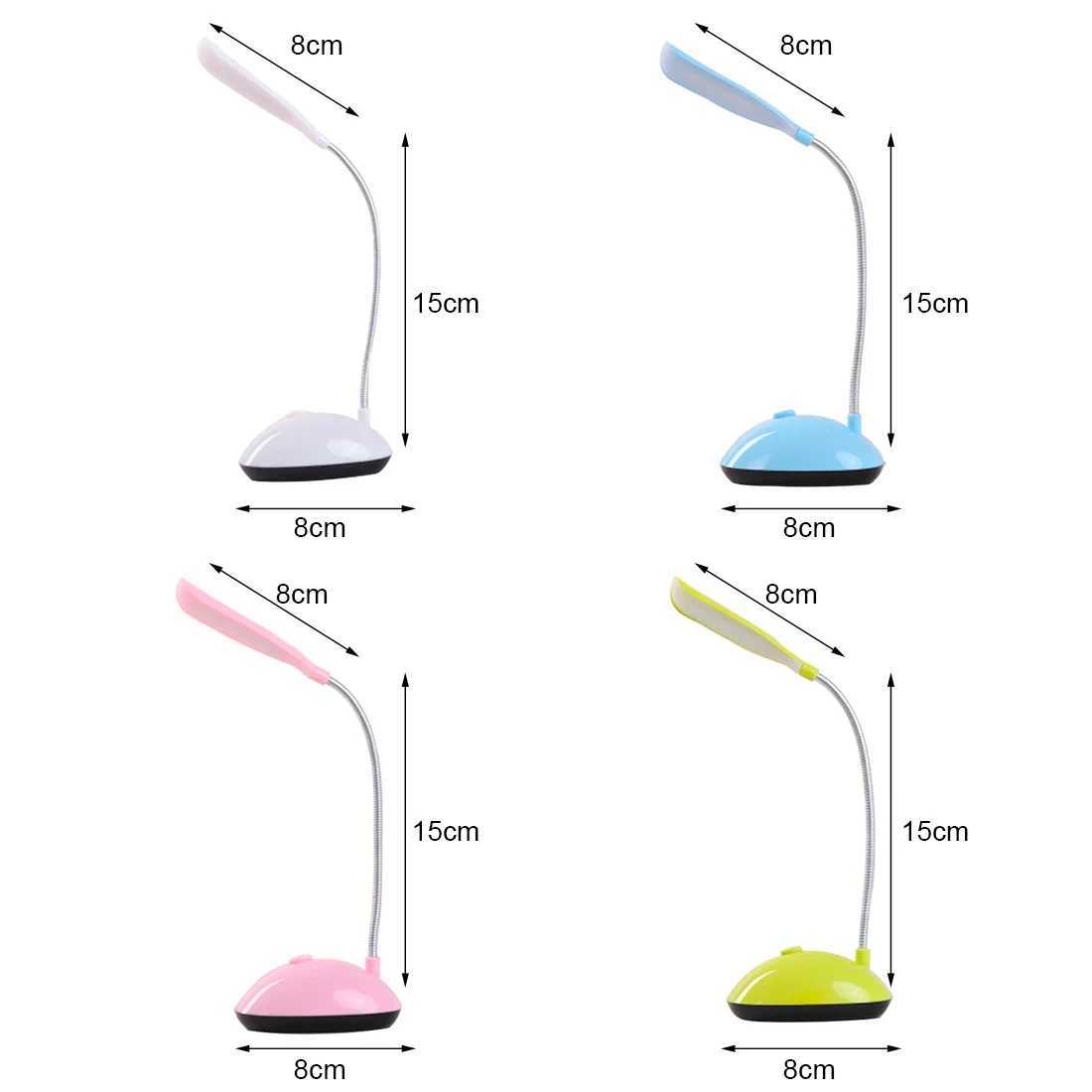 LED Mini Battery-Powered Table Lamp Eye Protection Portable Foldable Home Lighting Bedroom Bedside Study Reading Table Lamp XJ250703