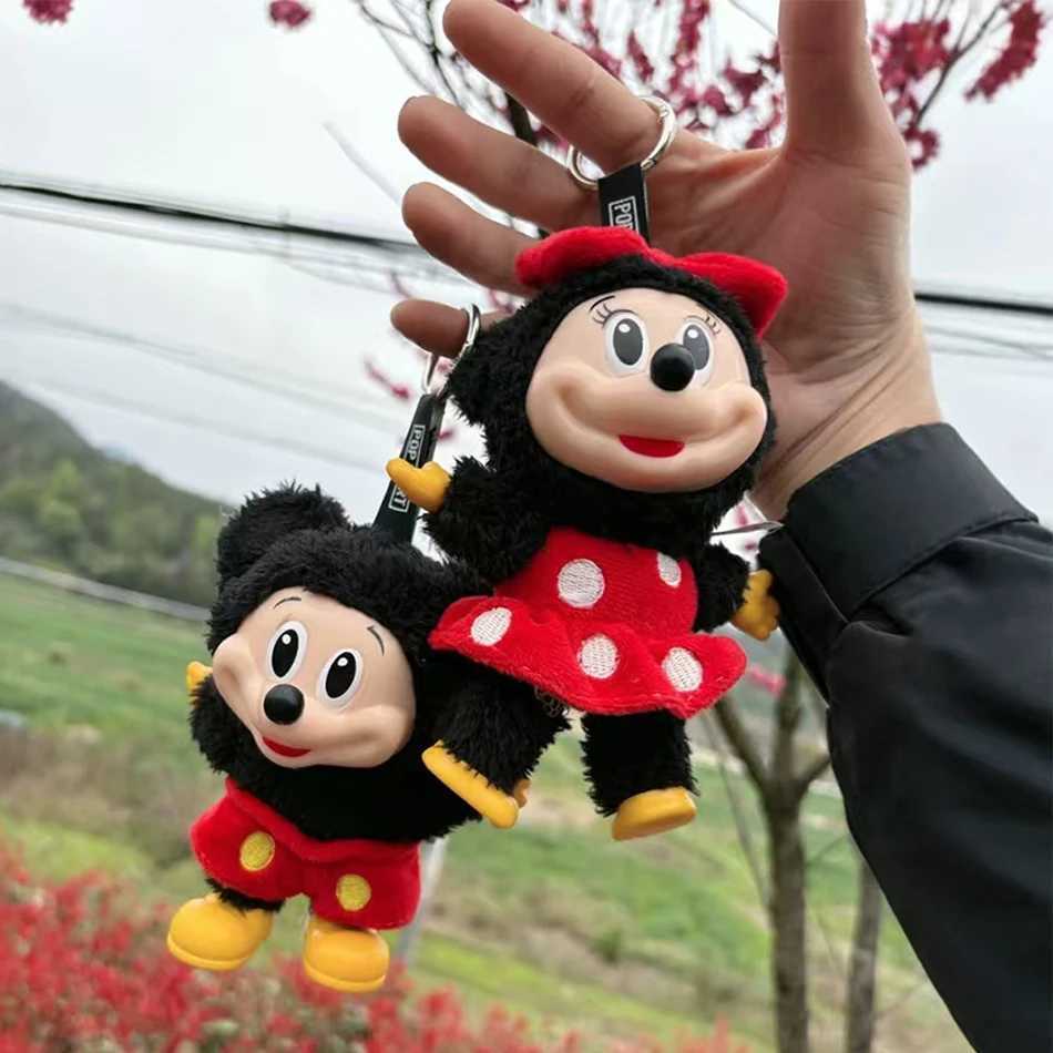 Disney Mickey Family Together Series Blind Box Cute Pendant Handmade Toy Ornament Stitch Labubu Same Style Replica Holiday Kid Gifts Z250703