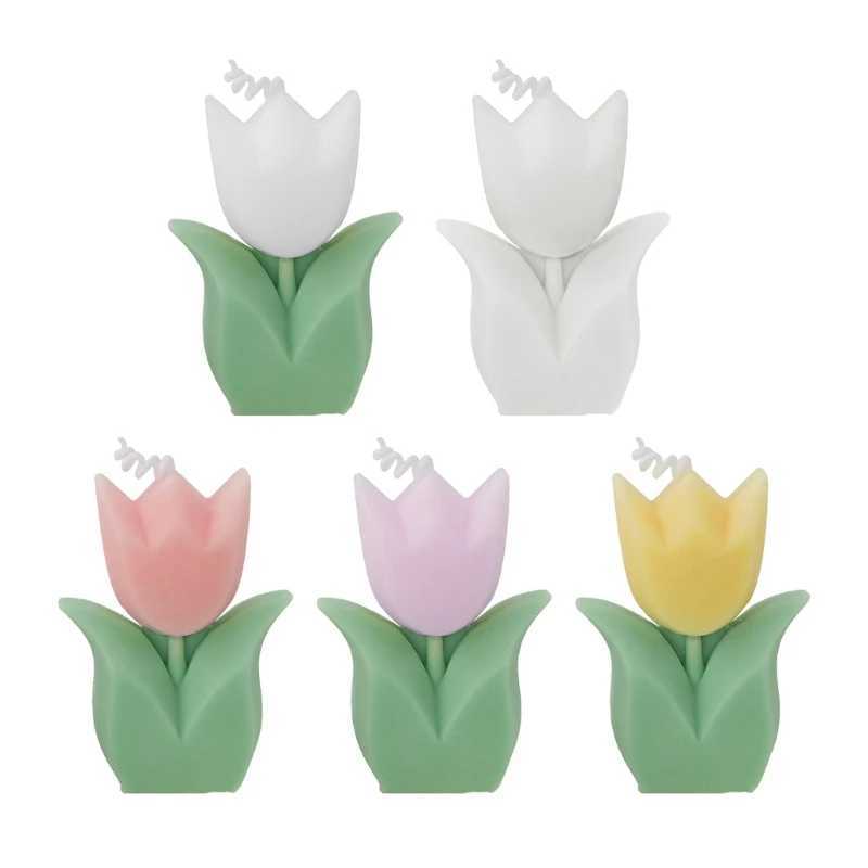 Tulip-Flower Shaped Scented for Home Bedroom Wedding Party Decoration W250704