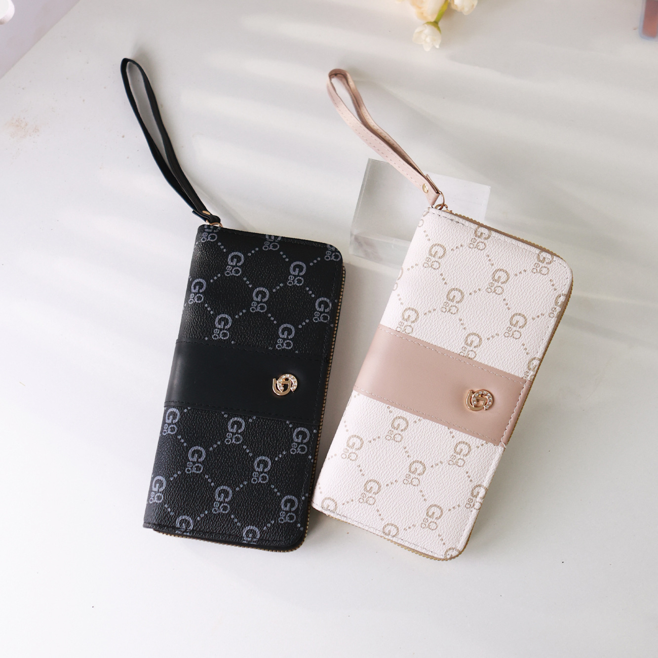 Free Shipping Designer Bag Trade 2025 New Women's Wallet Long Style High-end Zipper Clutch Large Capacity Money Clip Card Holder For Women