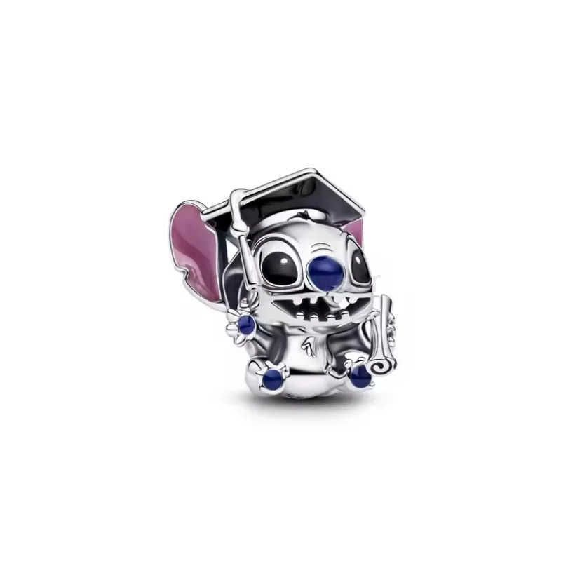 Disney Disney Snow White Dopey Charm Cute Cartoon Beads Making Fits Women Bracelet Jewelry Pan Original Charms Gift DIY W20250731