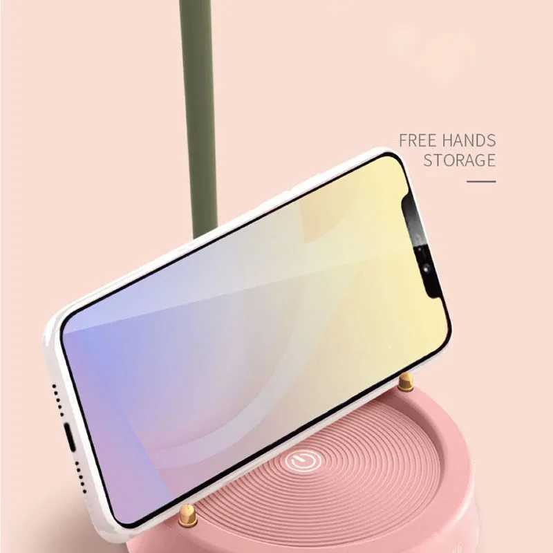 Flower LED Desk Lamp Student Bedroom Room Lighting Touch Reading Lamp Eye Protection Multi-function Lamp Table Light XJ250703