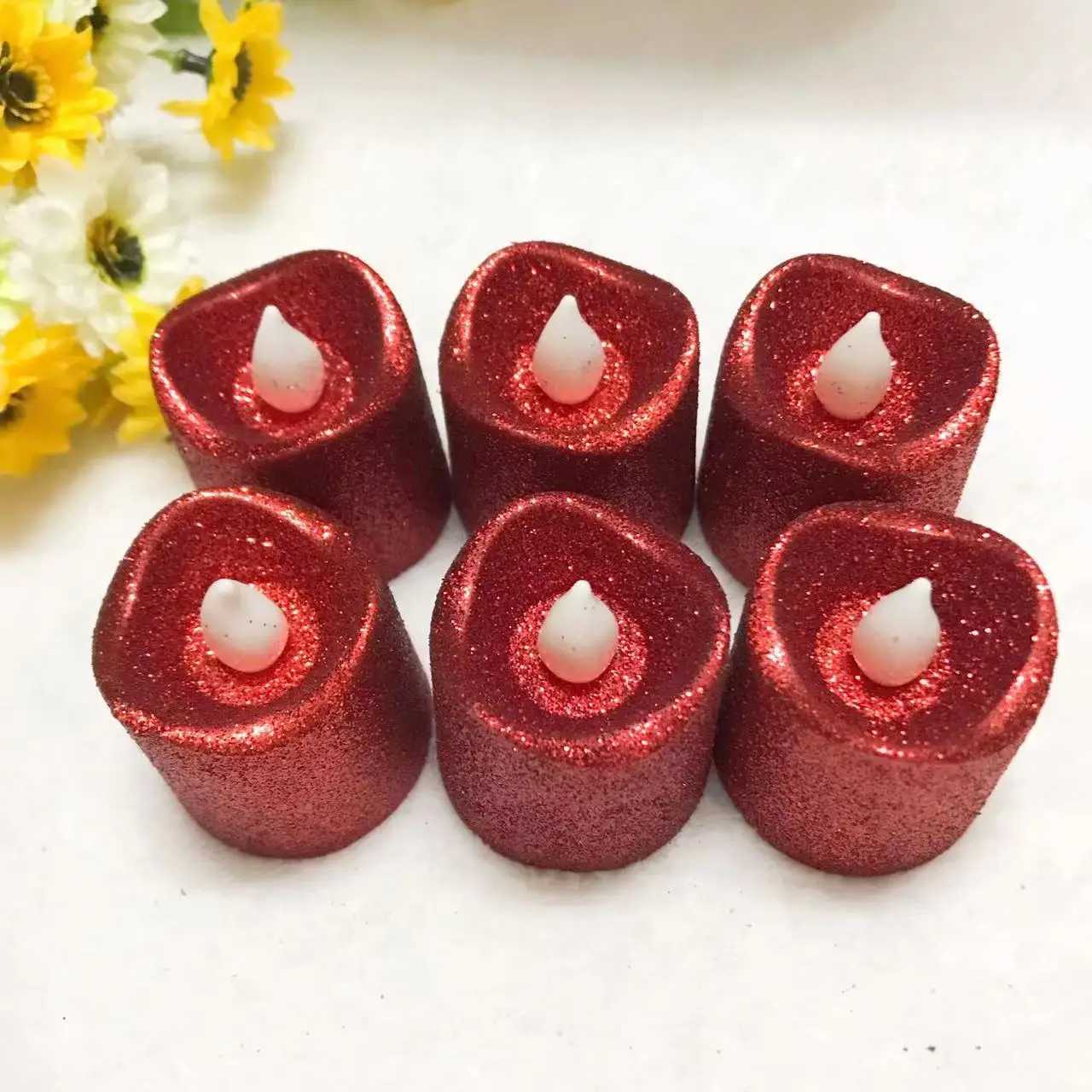Creative Candle Light Wedding Bar Decoration LED Powder Small Candles. Special setting W250704
