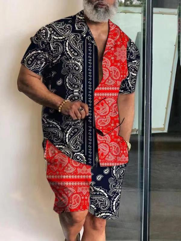Mens Beach luxury Designer Tracksuits Summer Suits T Shirt Seaside Holiday Shirts Shorts Sets Man men Luxury Set Outfits Sportswears Tracksuit 2 piece